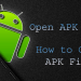 Open APK File