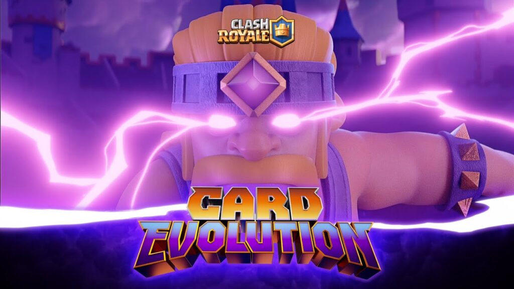 Clash Royale — resmî kart evrimi tanıtım görseli